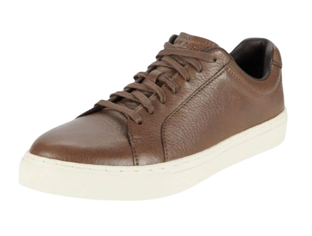 Cole Haan Mens Jensen Low-Top Casual Sneakers Size 11 EU 44 Brown Leather NIB